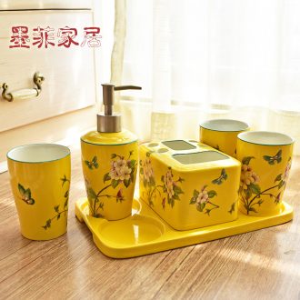 Murphy, American country multi - functional ceramic sanitary ware has six sets of new classic bathroom toilet toiletries furnishing articles