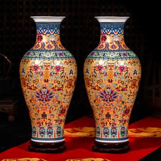 Jingdezhen ceramics of large vases, flower arranging furnishing articles European wine TV ark, sitting room adornment ornament