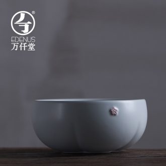 Million kilowatt/hall tea to wash the ceramic kung fu tea set parts tea zero with large bowl washing cup in bud