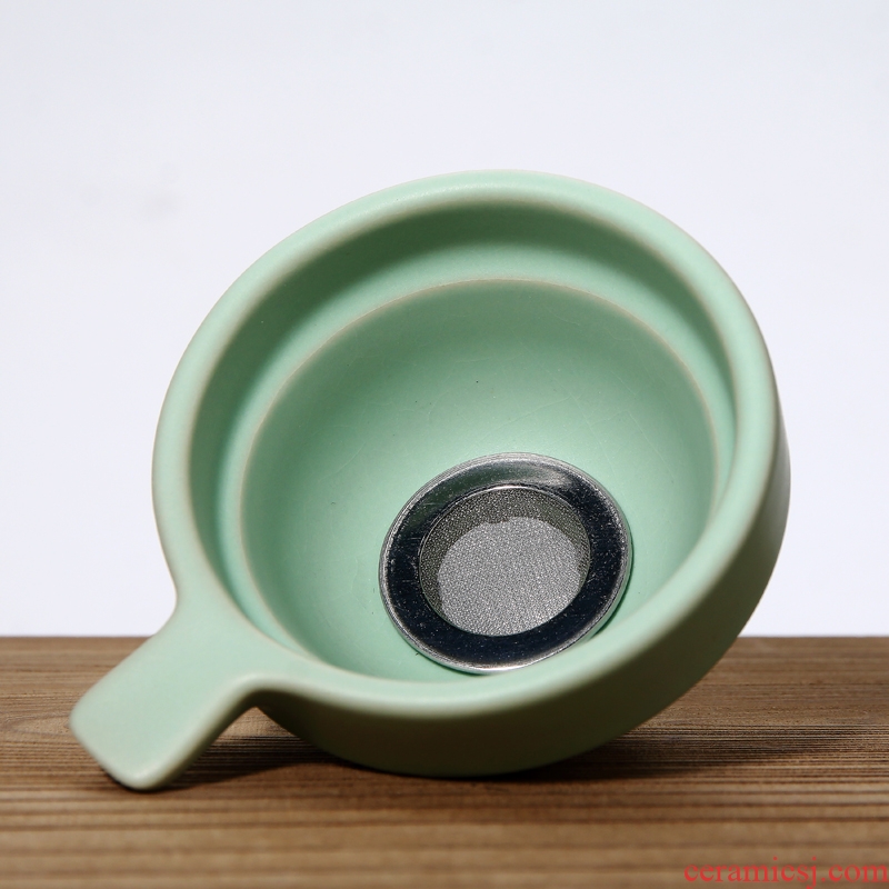 Good creative your kiln kiln tea tea to open the slice hook tea-leaf filtering your porcelain ceramic kung fu tea tea ceremony with zero