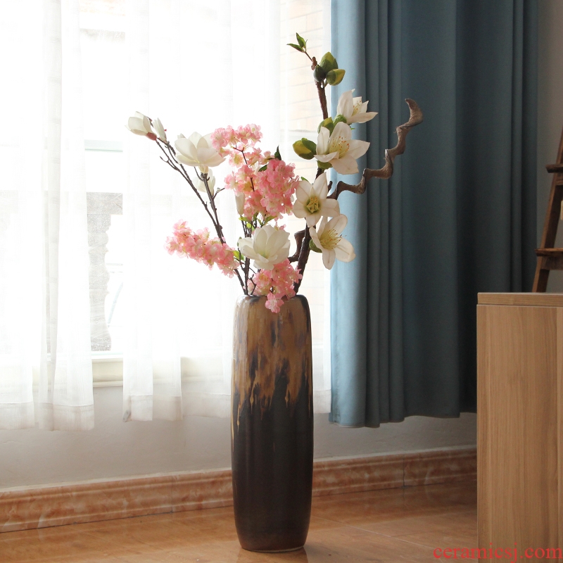 Jingdezhen ceramic vase of large sitting room place I and contracted Europe type style porch ark, the flower arranging flowers