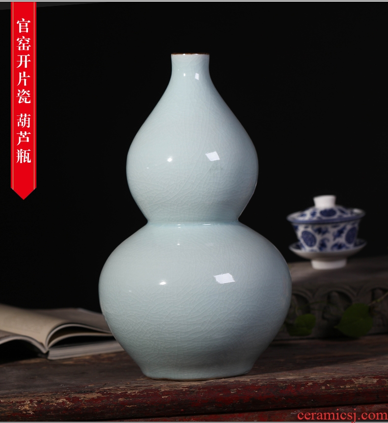Jingdezhen ceramics of large vase manual hand - made guest - the greeting pine sitting room place flower arranging hotel opening decoration - 572270948549