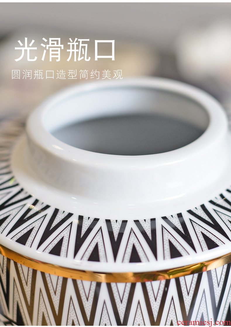 China jingdezhen ceramics high temperature red large vase hand - made landscape painting gourd porcelain decorative furnishing articles - 571799520298