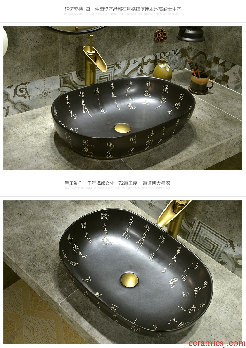 The sink on The ceramic bowl lavatory basin water basin, art basin of household toilet single basin
