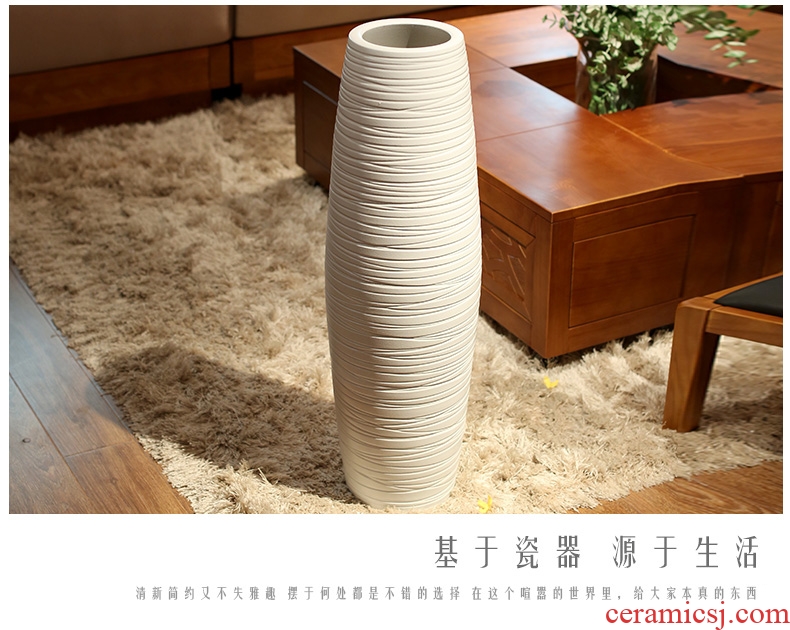Porcelain of jingdezhen ceramics vase Chinese penjing large three - piece wine cabinet decoration plate household decoration - 523364923090