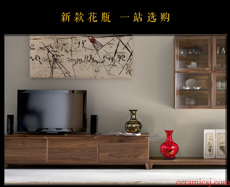 Jingdezhen ceramics 1 meter big vase landed the sitting room TV ark, porch furnishing articles furnishing articles household decorations - 558879691475