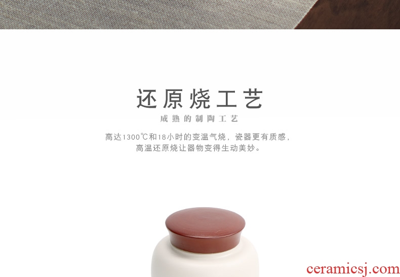 Mr Nan shan hun ceramic tea pot home mini small seal pot portable travel tea set storage tank