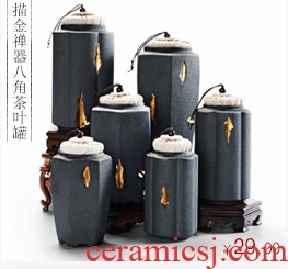 It still fang violet arenaceous caddy fixings sealed tank size installed household receives ceramics pu 'er tea caddy fixings portable travel