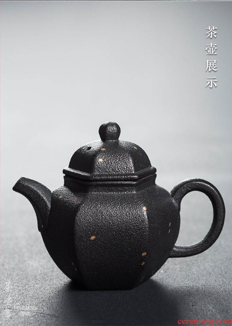 Famed creative ceramic teapot tea cups and exquisite kung fu tea set the whole household contracted gift set