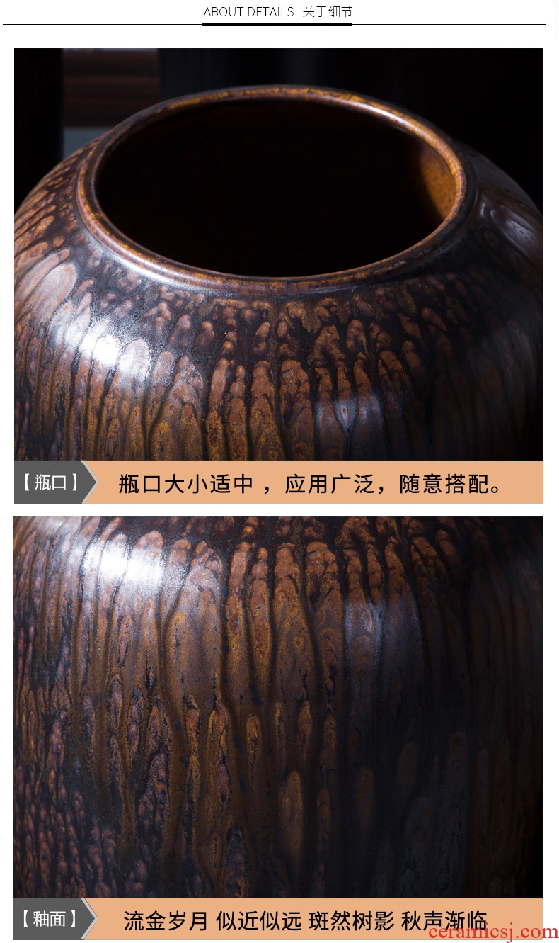 Jingdezhen porcelain vases, antique hand - made enamel pastel color open the world of flowers and birds all celestial vase furnishing articles - 563820796650
