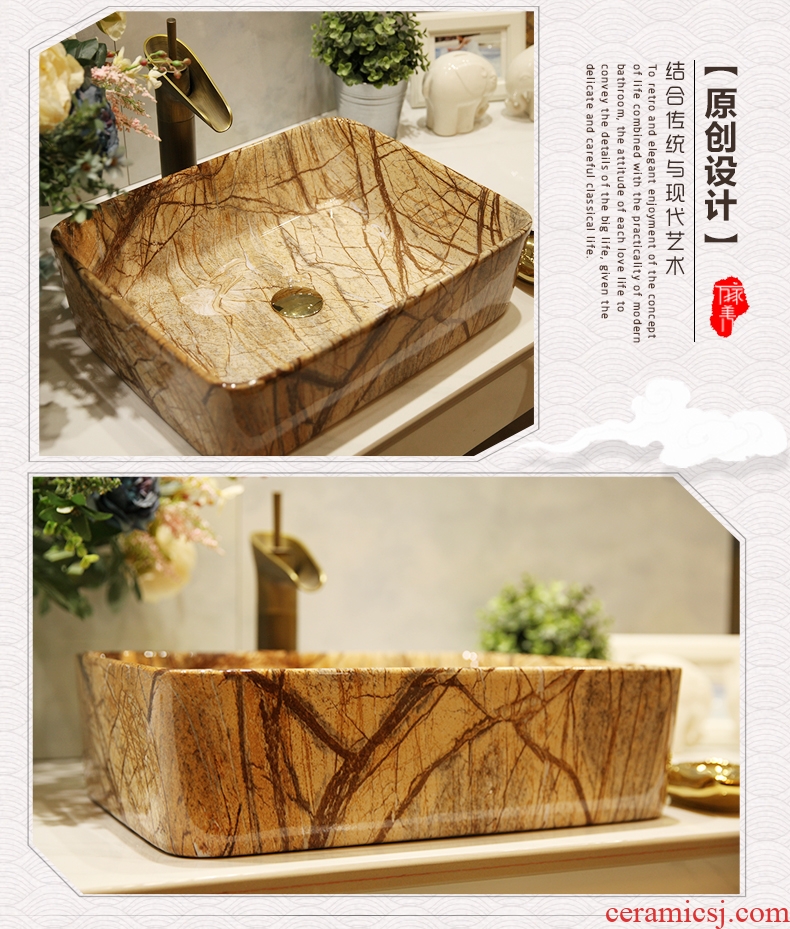 M beautiful stage basin to the basin that wash a face the sink ceramic sanitary ware art lavatory waist drum marble