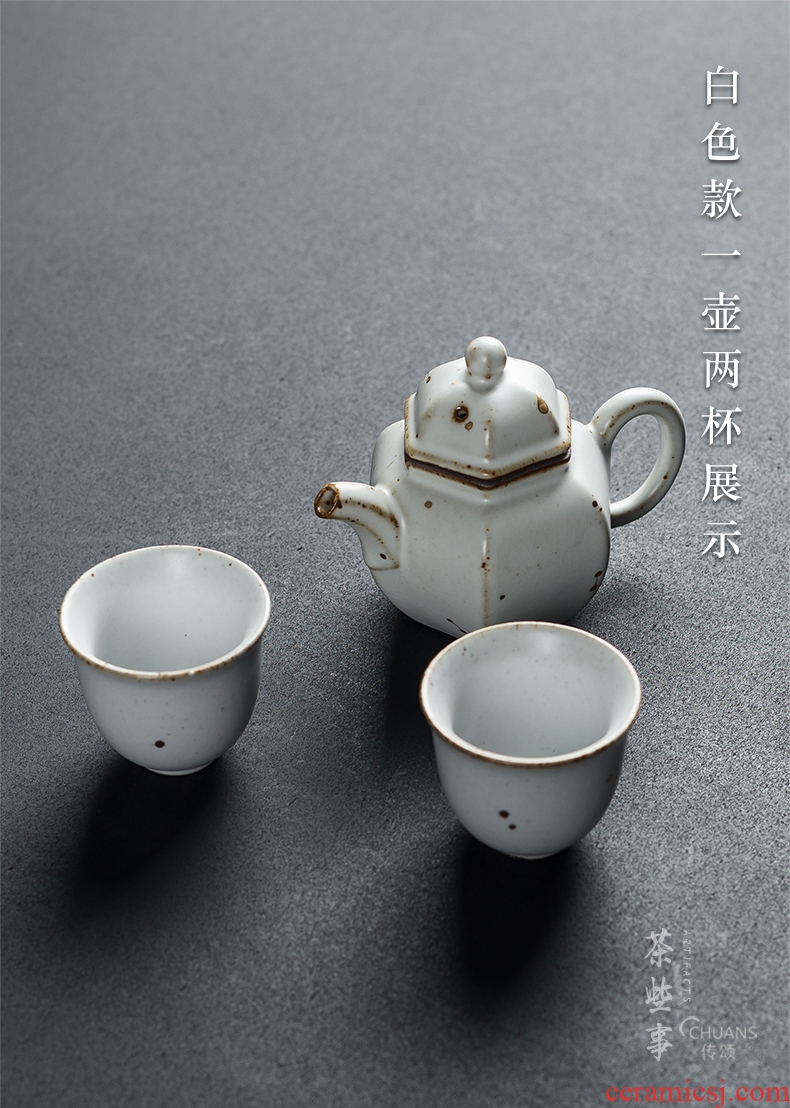 Famed creative ceramic teapot tea cups and exquisite kung fu tea set the whole household contracted gift set