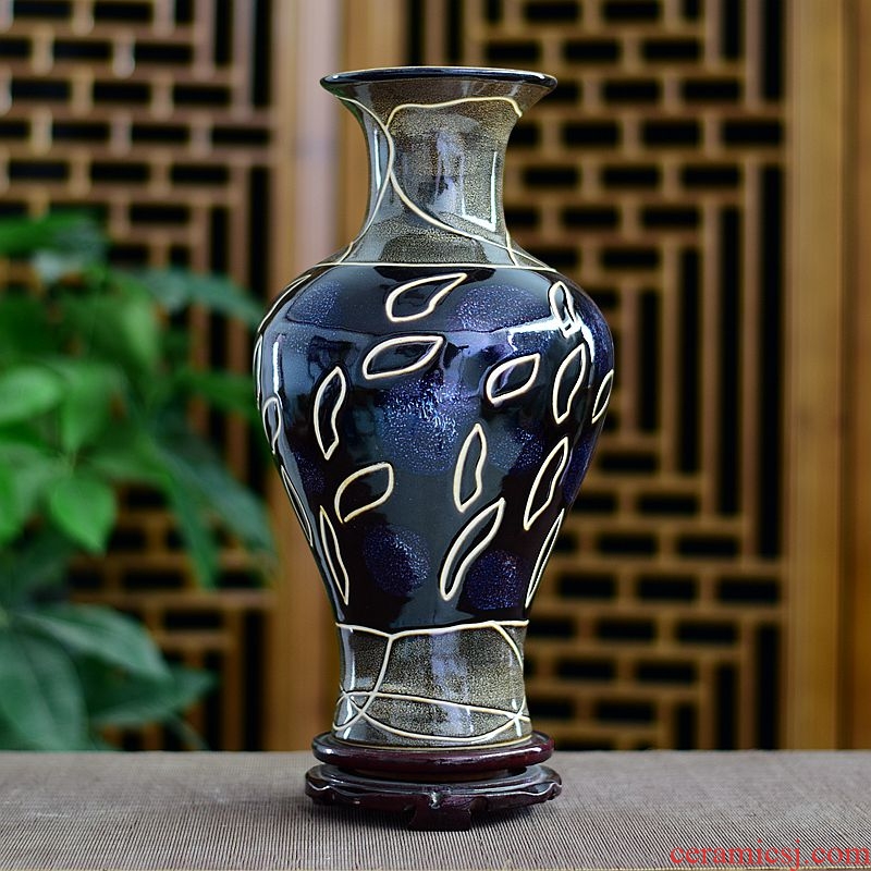 American Chinese drawing modern household ceramic vase restaurant sample room sitting room of large vases, furnishing articles - 572498057078