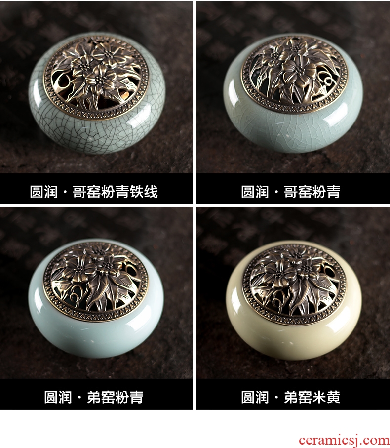 Small incense burner ceramic bedroom aromatherapy furnace incense coil archaize tower bedroom sweet fume censer aloes ta incense inserted