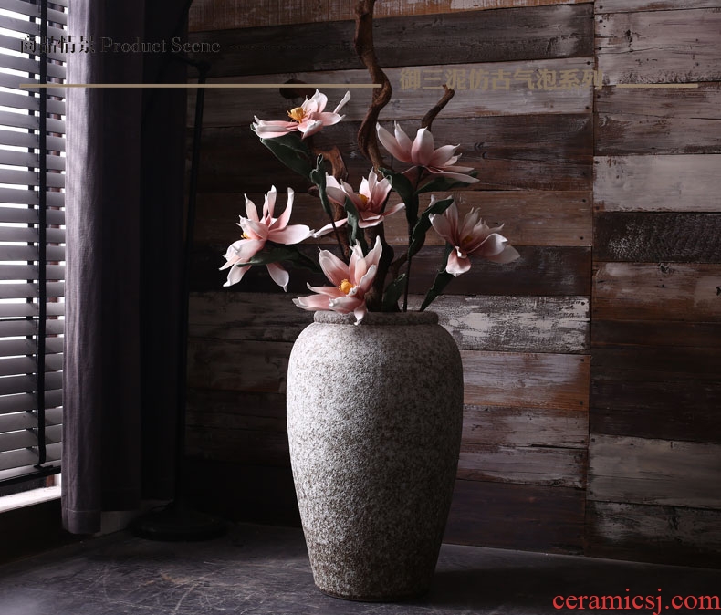 Jingdezhen ceramics colored enamel of large vases, flower implement flower arrangement sitting room adornment ceramics furnishing articles - 541968701480