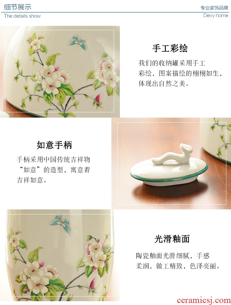 Murphy receive new Chinese ceramic pot American country wine rich ancient frame example room sitting room soft adornment is placed