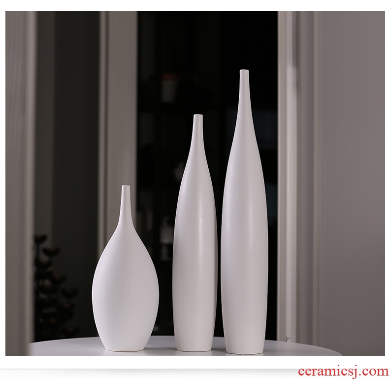 BEST WEST designer ceramic vase furnishing articles sample room living room large vase decoration ideas - 535374153252