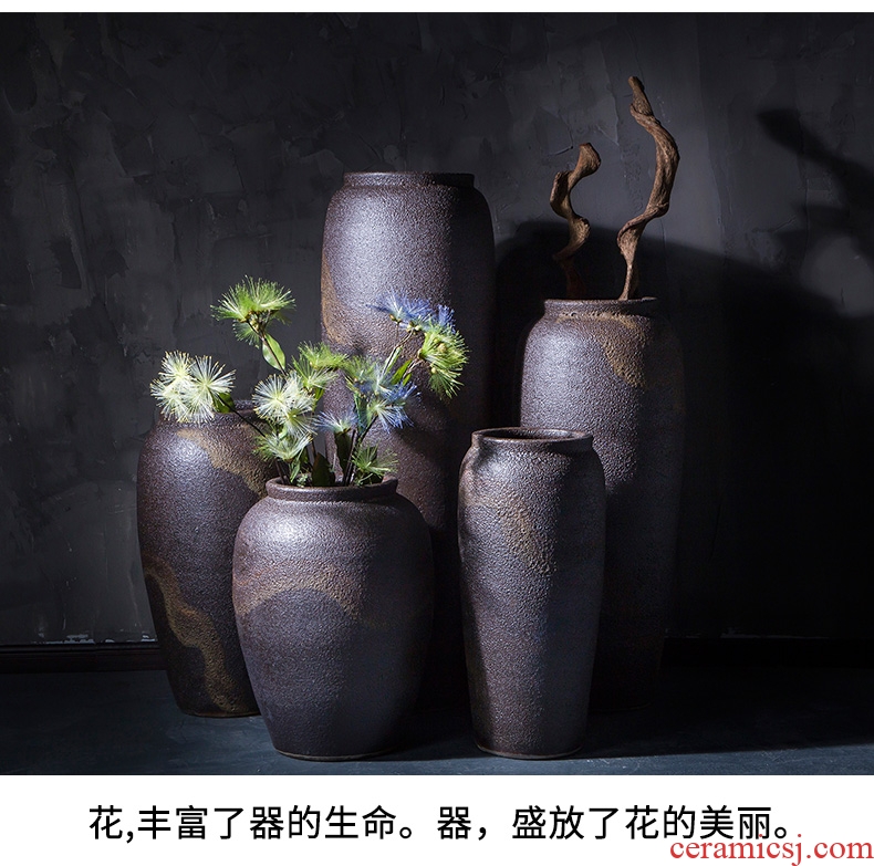 Ceramic crock POTS modern retro jingdezhen Ceramic vase of large indoor and is suing the home decoration furnishing articles - 564302457881