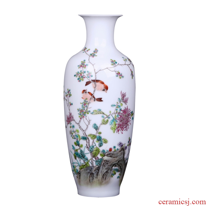 Jingdezhen ceramic checking out creative flower arranging place to live in the sitting room TV ark, arts and crafts porcelain vase decoration