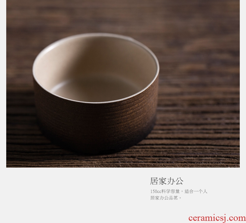 Million kilowatt/hall ceramic cup to crack a teapot teacup with cover kung fu tea set portable tea, blessed