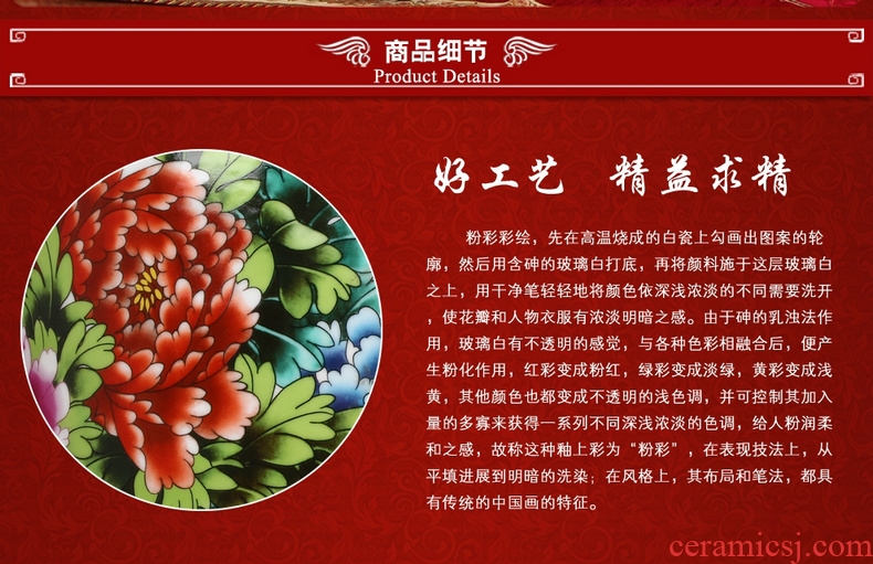 Jingdezhen ceramics beaming white vase vogue to live in high - grade gold straw handicraft furnishing articles - 43899868997