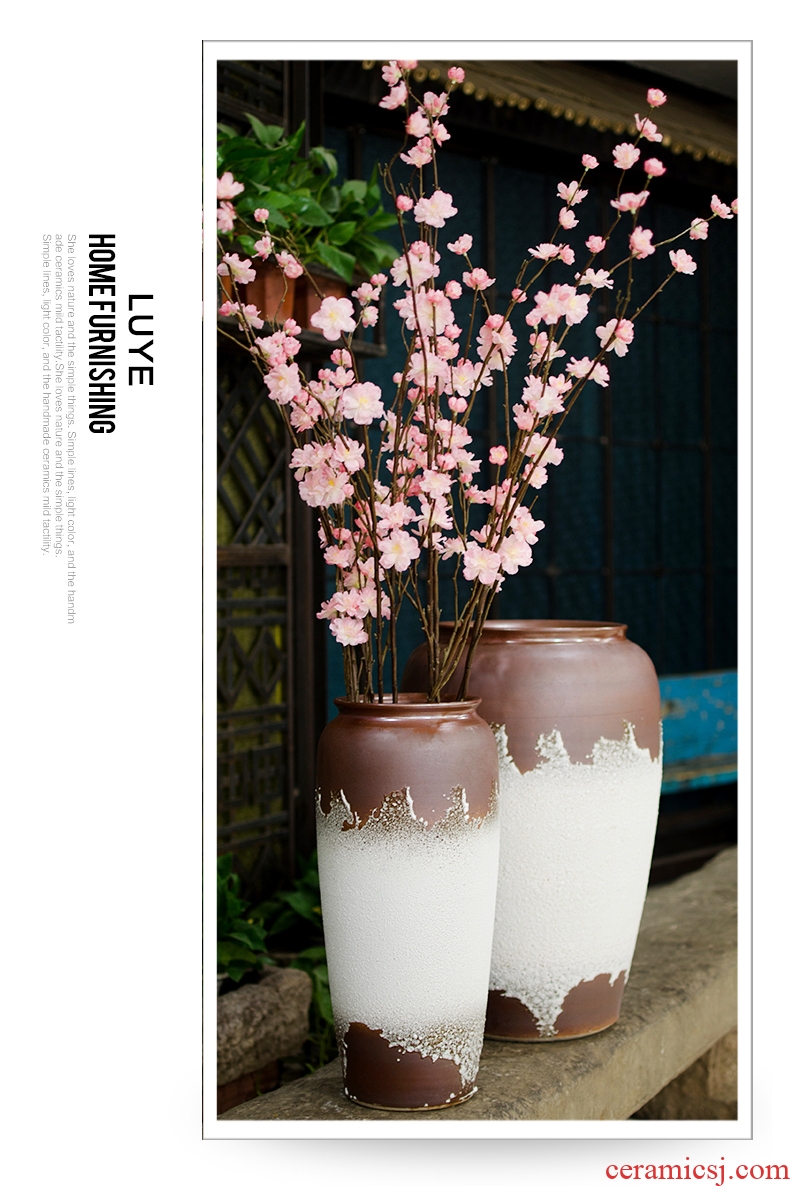 New Chinese style blue flower arranging art ceramic vases, I and contracted example that the sitting room porch decoration flower implement furnishing articles - 550401928019