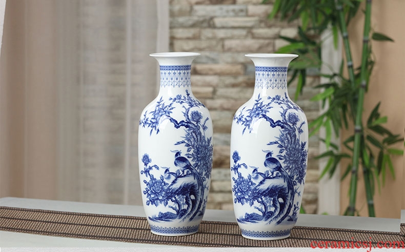 Archaize your up craft ceramic vase large contracted home sitting room mesa adornment restoring ancient ways is China - 560210800989