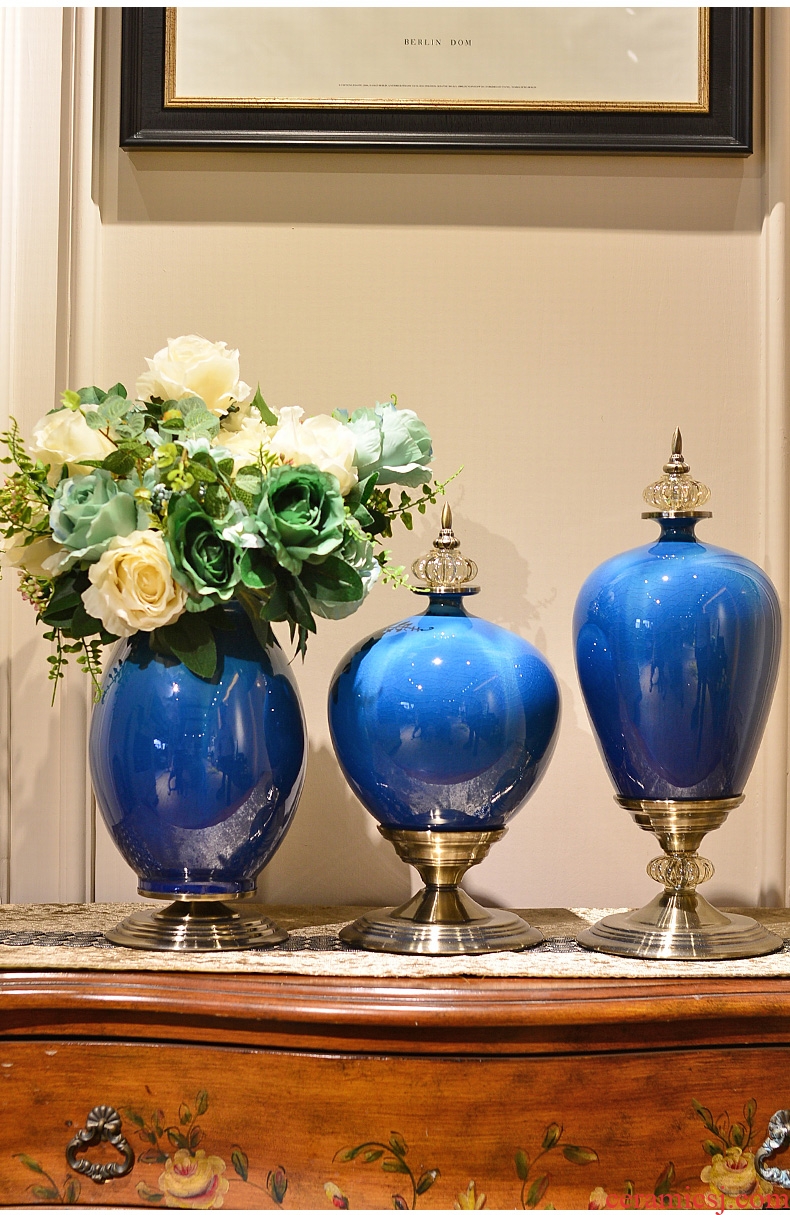 Murphy's European creative ceramic vase simulation flower dried flowers flower arrangement sitting room dining-room place home decoration