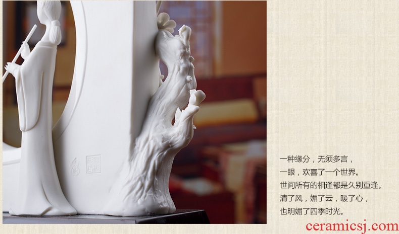 Oriental clay ceramic designer bin - bin Lin, its art furnishing articles after 80/MeiYing rustling D46-08