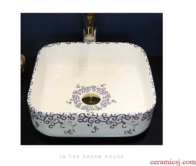 Ceramic art basin to the stage to deepen the sink lavatory basin washing dish wash basin toilet