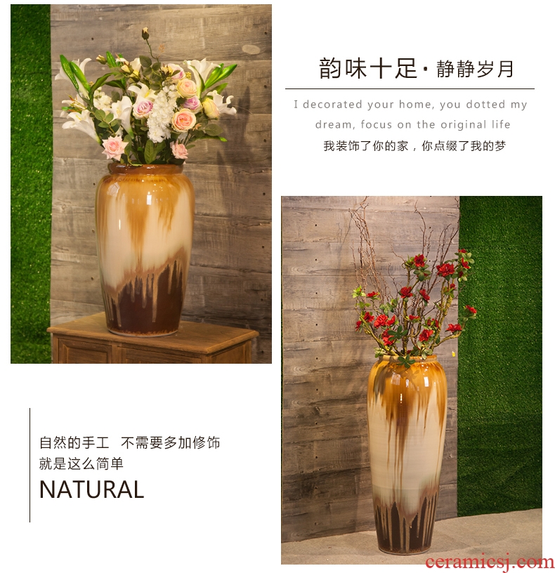 Ceramic crock POTS modern retro jingdezhen Ceramic vase of large indoor and is suing the home decoration furnishing articles - 548191764253