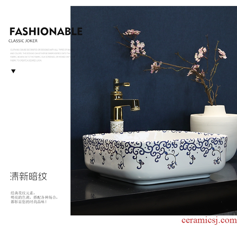 Ceramic art basin to the stage to deepen the sink lavatory basin washing dish wash basin toilet