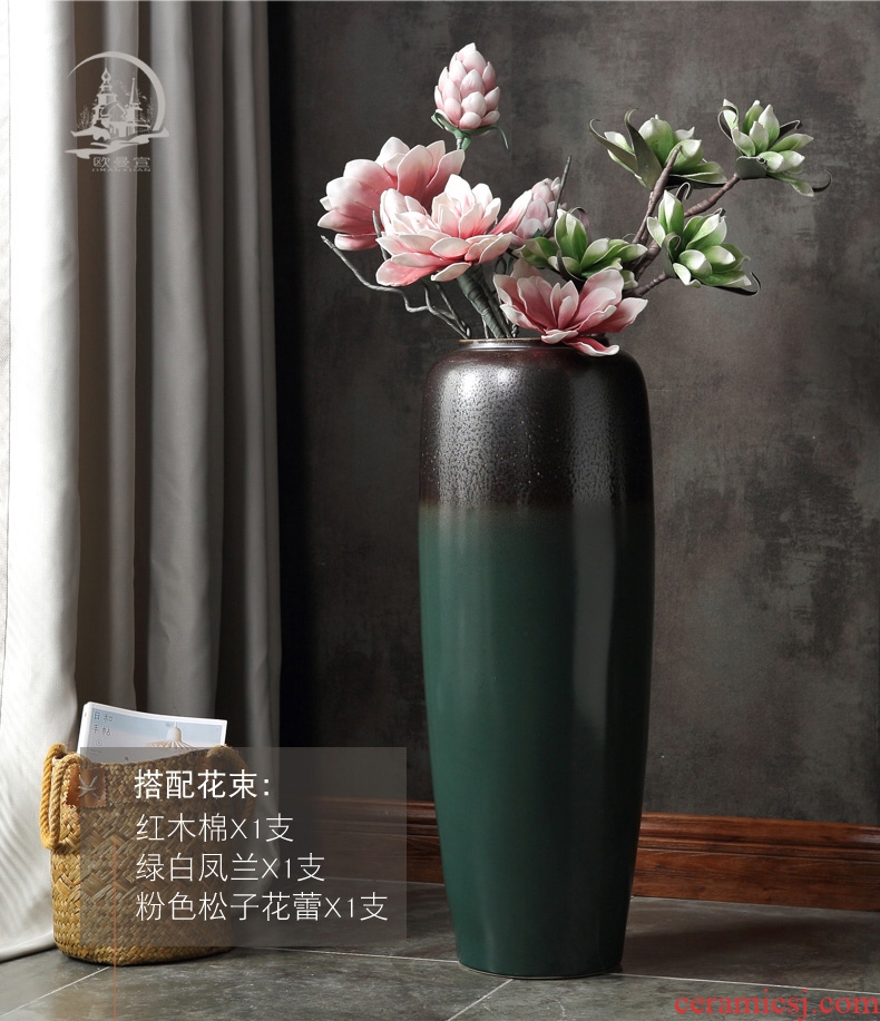 Designer vase furnishing articles insert ceramic vase example room light soft adornment of the sitting room of large vase decoration key-2 luxury - 569021614082