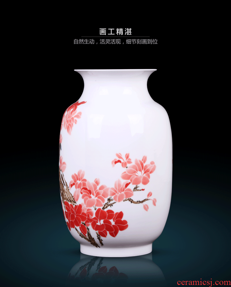 Jingdezhen ceramics of large vase household wine cabinet decoration living room TV cabinet office furnishing articles - 567816704873