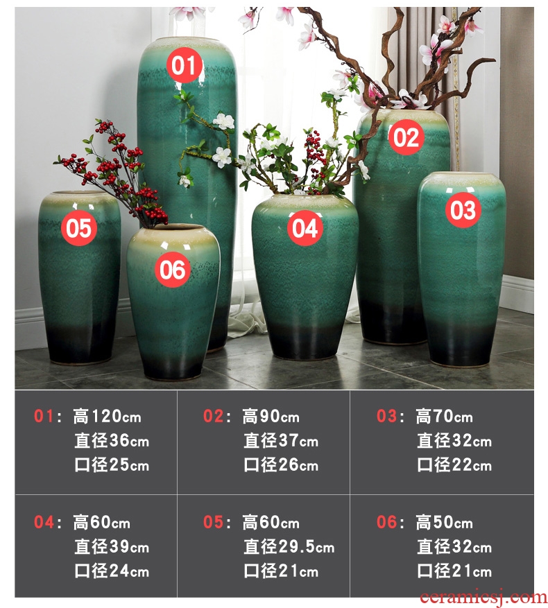 Archaize your up with porcelain of thy son Chinese style classical contracted sitting room porch decoration ceramics big vase household furnishing articles - 567334237431