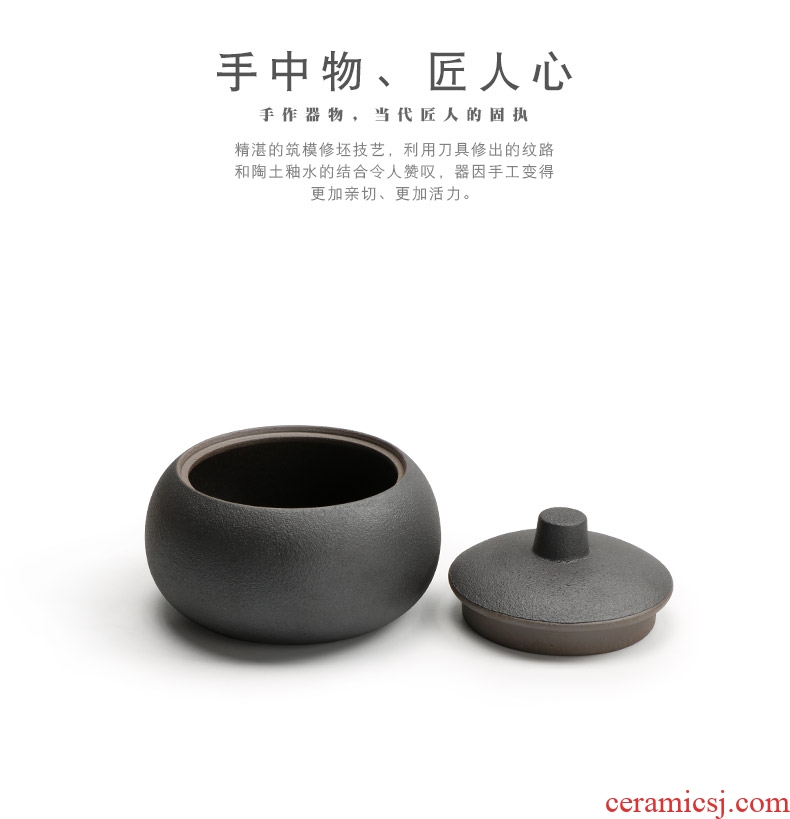 Mr Nan shan Japanese move ashtray ceramic large restoring ancient ways with cover creative household tea accessories accessories