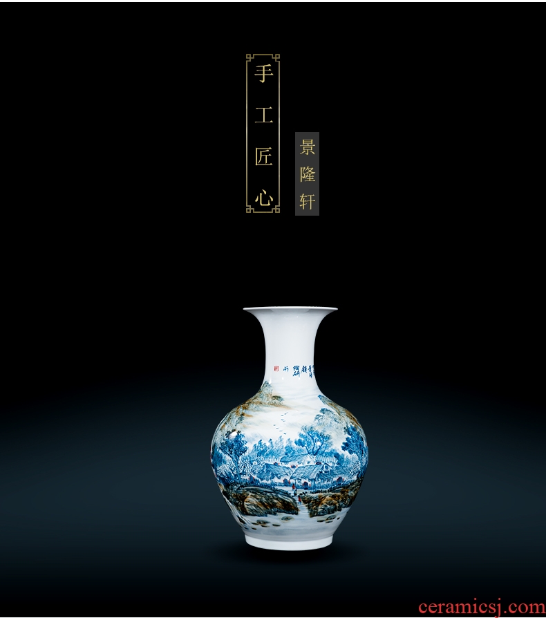 Jingdezhen ceramics archaize the ancient philosophers figure large vases, classical Chinese style living room decoration home decoration furnishing articles - 570685178328