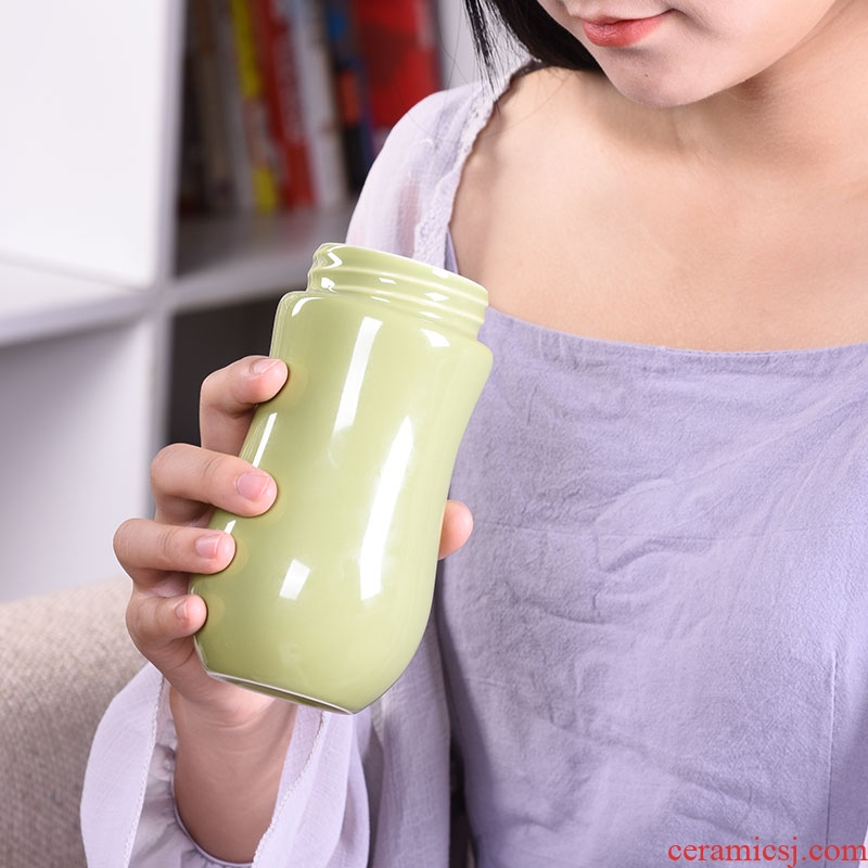 HaoFeng Japanese ceramic cup energy is suing travel mugs separation of household contracted with a cup of tea tea cup