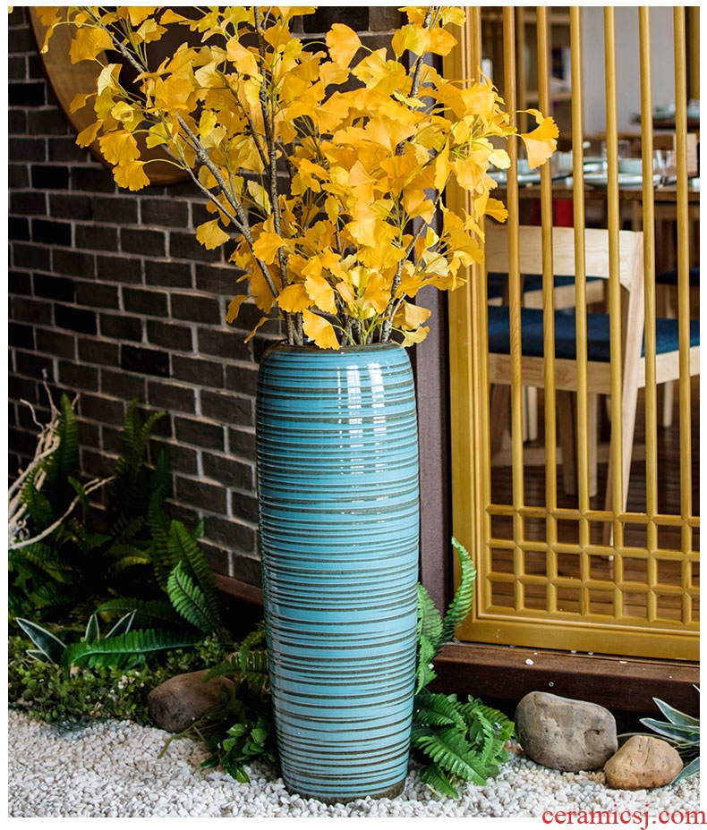 The Big vase classical jingdezhen ceramics up sitting room ground suit China decoration vase TV ark - 562910663451