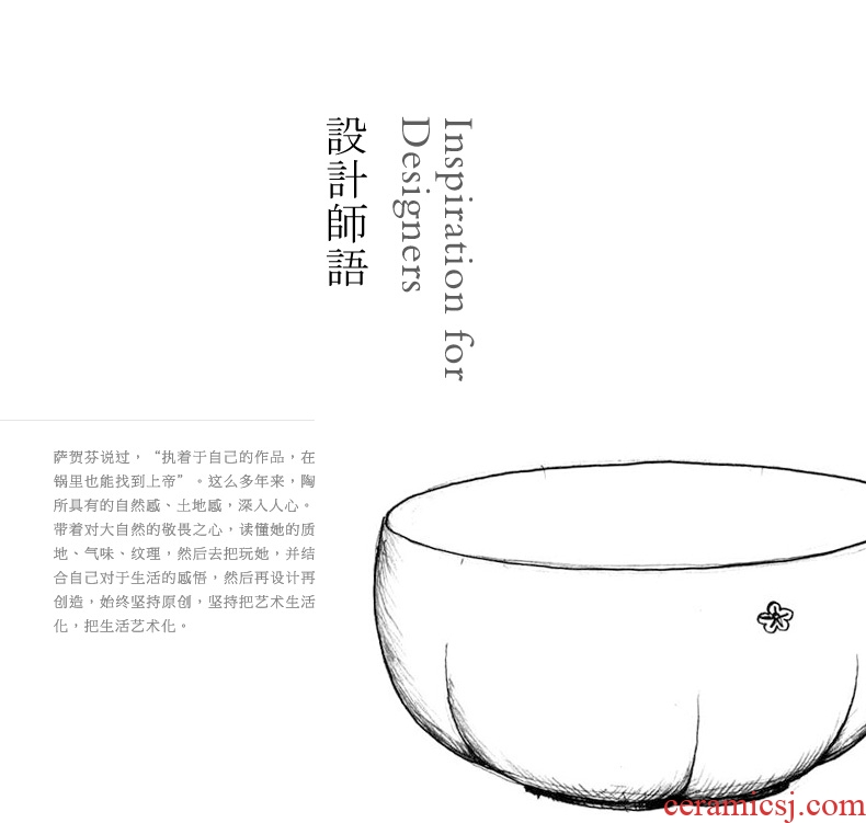 Million kilowatt/hall tea to wash the ceramic kung fu tea set parts tea zero with large bowl washing cup in bud