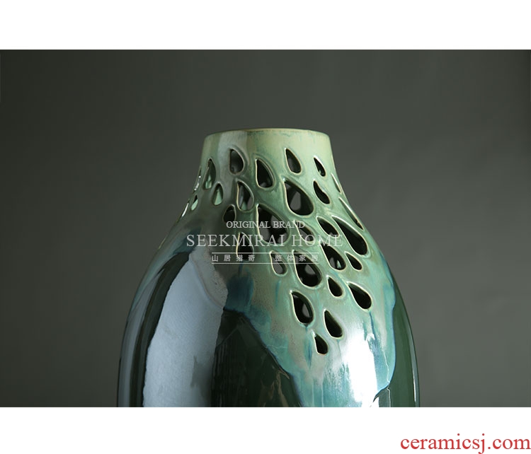 Jingdezhen ceramics porcelain imitation qianlong years wanda, vases, home sitting room of Chinese style classical decoration crafts - 548136804384