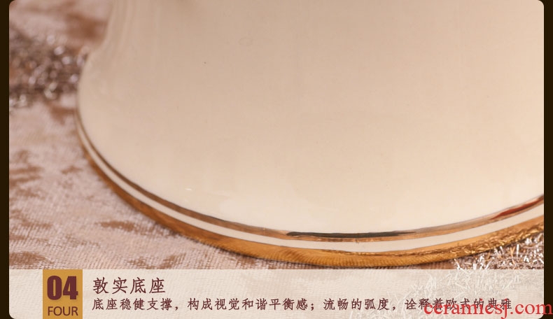Jingdezhen ceramic celebrity master hand draw large vases, Chinese style household adornment hotel villa handicraft furnishing articles - 45427925216