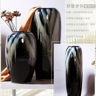 Jingdezhen ceramic creative living room villa large vase decoration to the hotel to place a flower flower implement restaurant furnishing articles - 523293332633
