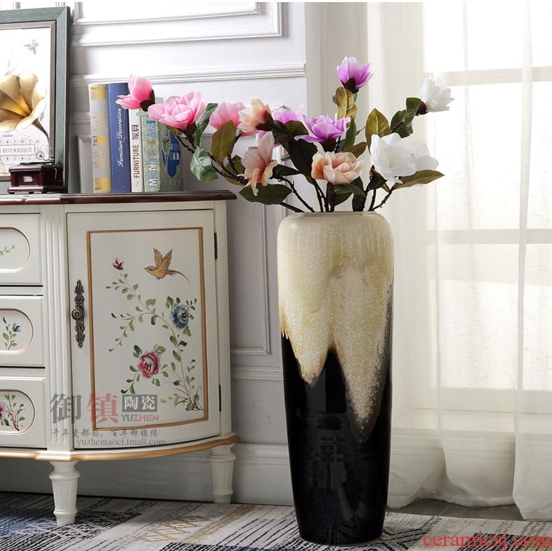 European vase furnishing articles sitting room TV cabinet dry flower arranging flowers large key-2 luxury home decoration - 555923198741 ceramic arts and crafts