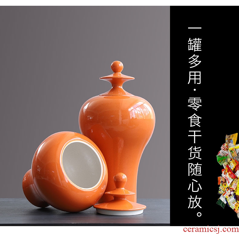 Jingdezhen ceramic hotel villa garden of large vases, the sitting room porch up flower flower adornment furnishing articles - 572957049013