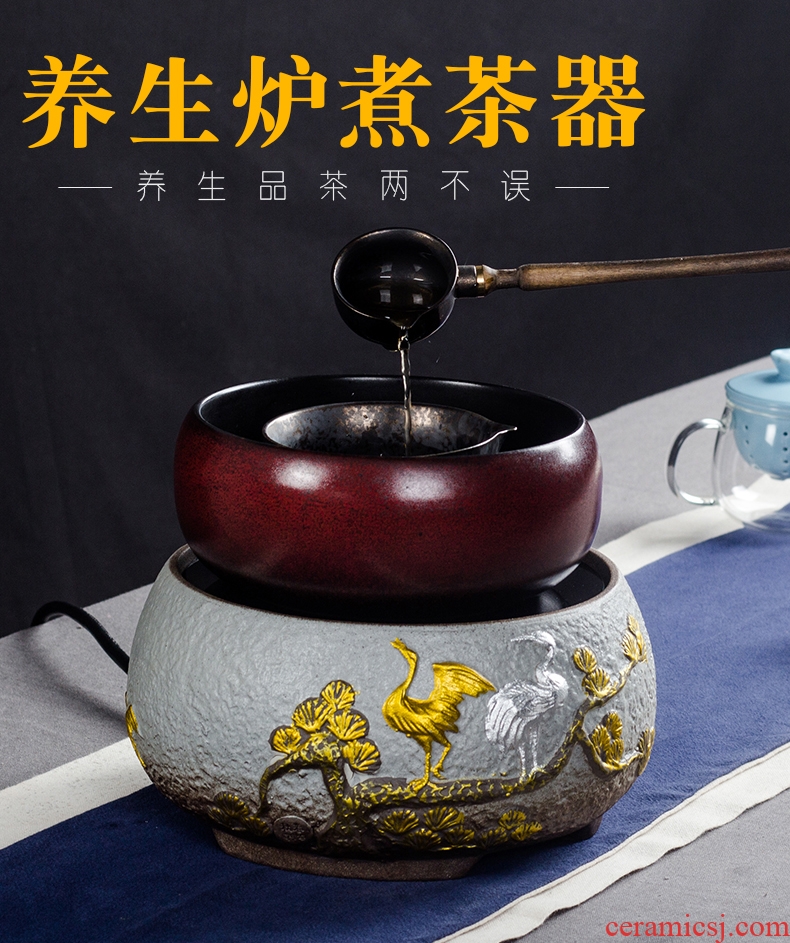 Friend is ceramic cooking tea ware warm black tea, white tea pu - erh tea boiled tea is the tea, the electric TaoLu tea kettle points