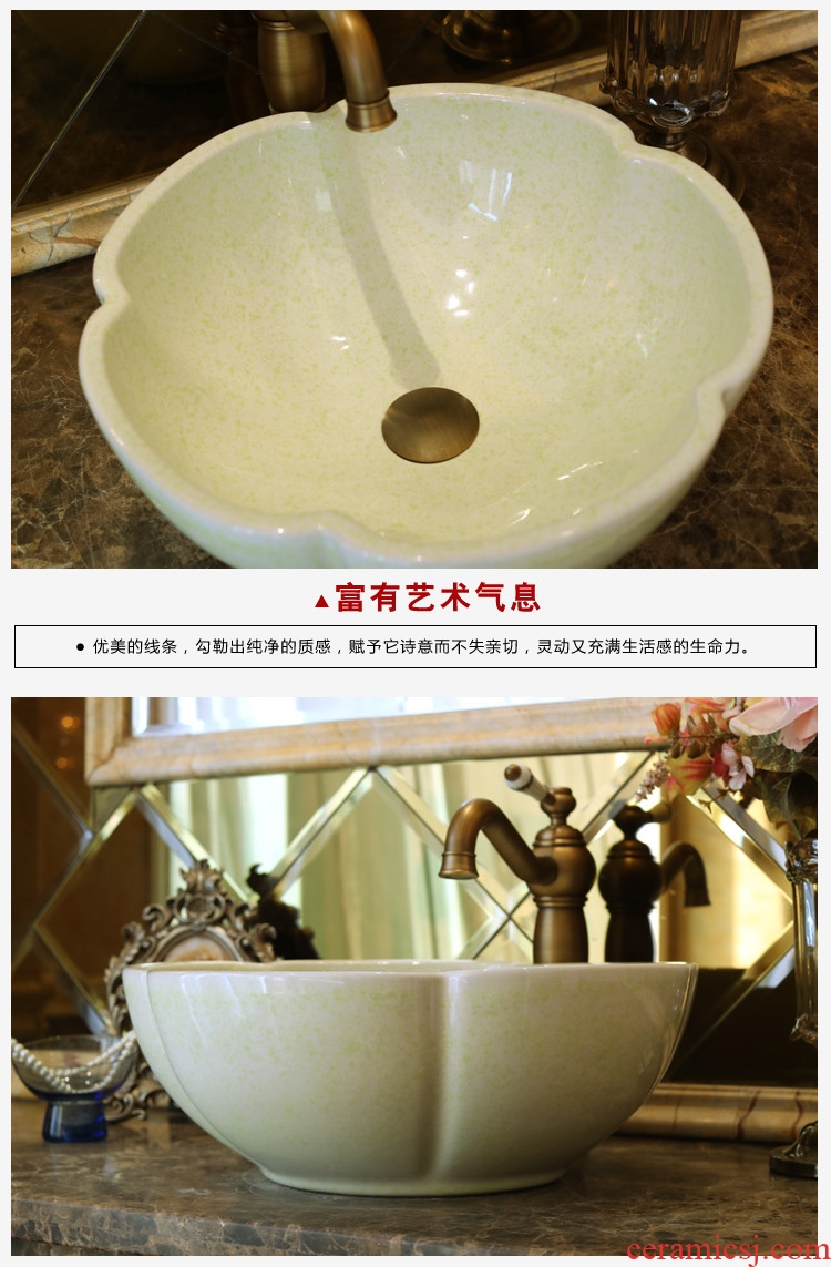 Jingdezhen ceramic torx basin on the basin that wash a face red and white snow art basin sink more choice