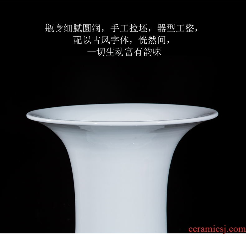 Jingdezhen ceramics colored enamel of large vases, flower implement flower arrangement sitting room adornment ceramics furnishing articles - 570775999681
