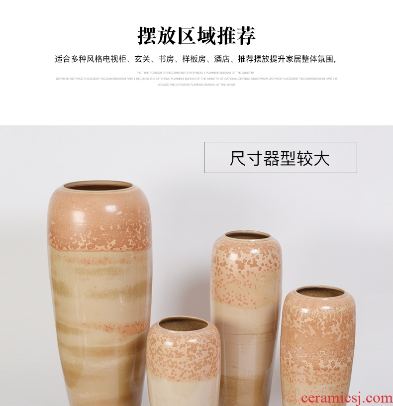 Archaize of jingdezhen ceramics large ground vases, flower arranging living room TV cabinet decoration of Chinese style household furnishing articles - 569487290063
