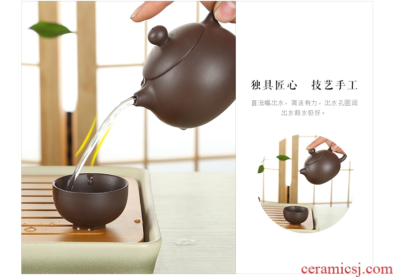 Friend is bamboo small dry tea tray was Japanese tea taking kung fu tea set ceramic tea sea water type tea table